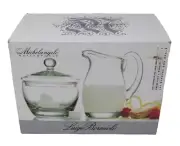 Michelangelo Masterpiece Luigi Bormioli Sugar and Creamer Set