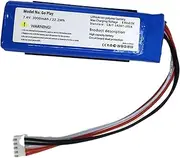 7.4v 3000mah Replacement Battery for Harman Kardon Go Play Portable Bluetooth Speaker Battery, fits Part no GSP1029102 01