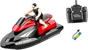 Totority Motor Boat Remote Control Boat Rc Boat for Pools Boat Rc Boats for Electric Pool Boat Rc Boats for Adults Boat for Boat for Lakes Mini Boat Red Abs