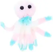 Alasum Plush Octopus Pet Fun Chew Plaything for Cats Soft Engaging Design Plush Octopus Stuffed Animal for Interactive Pet Play for Chewing and Grabbing