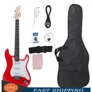 6 String Electric Guitar Neck Maple Rosewood Fretboard Paulownia Body Dot Inlay