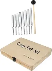 Parliky Musical Tuning Forks Teaching Kit 8pcs Violin Cello Guitar Tuning Tools