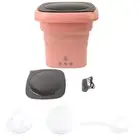 Foldable Washing Machine Mini Portable Bucket Laundry Washer With Black Lid F AA