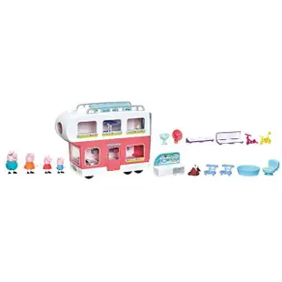 【ToysRUs 玩具反斗城】Peppa Pig粉紅豬小妹 豪華露營車遊戲組(佩佩豬 家家酒 嬰兒玩具 學前玩具)