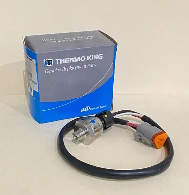 NEW OEM THERMO-KING TRANSDUCER-DISCHARGE(ETV-500PSI) W/3 PIN PLUG GOLD/ 42-1312