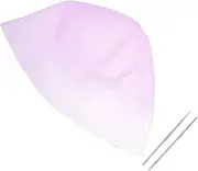 WEKADRIN 1Set Silicone Hair Coloring Caps Reusable Hair Dyeing Hat with Crochet Hooks for DIY Hair Highlighting Home Salon Use for Beginners Professionals