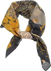 [BESTYASH] Square Scarf Neckerchief Girl Silk Hair Scarf Silk Scarfs Neck Scarf for Women and Men Head Scarves