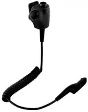 PELTOR Wired Small PTT Adapter, Motorola APX/XPR, Black, FL4063-02