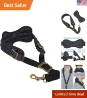 Comfortable Padded Saxophone Neck Strap with Washable Neck Cushion - H04 Black