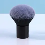 RN BEAUTY Large Mineral Powder Brush Foundation Brush Contour Brush Blush Brush Bronzer Brush Face Blender Buffing Blending Kabuki Makeup Brushes Thick And Dense Full Coverage (Round Top, Black)