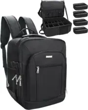 Makeup Backpack Extra Large Makeup Case Professional Travel Train Case Makeup