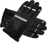 [BESPORTBLE] 1 Pair Windproof Riding Gloves for Outdoor Sports Portable Fitness Gloves with Wear Palm Pads Non Slip Shockproof Design Touch Screen Compatible for Cycling Fishing and Winter