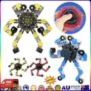 Fidget Spinner Toys Kids Transformable Chain Robot Fingertip Gyro Stress Relief