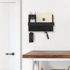 Creative Key Rack Wooden Clothes Hanger Crafts Storage Rack Home