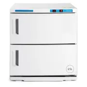 32L White UV Electric Towel Warmer Steriliser Cabinet Beauty Spa Heat Sanitiser