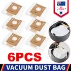 6PCS Vacuum Cleaner Bags Paper Bag For ECOVACS DEEBOT OZMO T9 T8 Plus AIVI Robot