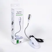 Artico The Flexi Rechargeable Book Light Reading Lamp Clip On White RCBL004