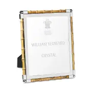 William Yeoward Crystal New Classic Bamboo Frame, 8 x 10