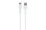 Monster TPE 1.2M USB-C to USB-A Phone Charging Sync Power Data Cable White