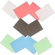NUOBESTY 10pcs DIY Foam Sheets Large Foam Board Projects Board Poster Easy to Cut Bend Heat Glue Shape
