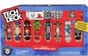 Tech Deck Spin Master 25th Anniversary Mini Skateboards Pack - Multicolor