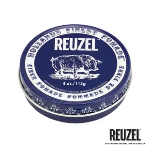 REUZEL Fiber Pomade 深藍豬強力纖維級水性髮泥(公司貨)