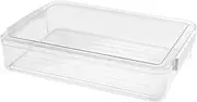 Eigell Portable Project Storage Case, Clear Storage Container Bin, A4 File Portable Project Case for Craft Board Game Home Document