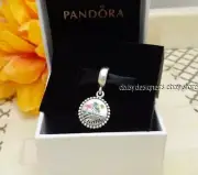 NEW Authentic Pandora MIAMI BEACH Flamingo Sun Destination Charm