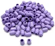 Lego 100 New Lavender Brick Building Blocks Round 1 x 1 Stud Pieces