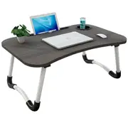Laptop Stand Table Foldable Desk Computer Study Adjustable Portable Black