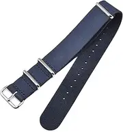 [AMGHCGTEEW] Leather Watchband Strap Fit For NATO Watch Strap Fit For ZULU Black Buckle Watch Accessories 18mm 20mm 22mm 24mm