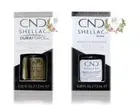 Set - 2 - CND Shellac Wear Extend Base Coat + Duraforce Top Coat 0.25 oz each
