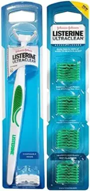 Ultra Clean Access Flosser for Hard-To-Reach Areas, Flosser Handle with 28 Refil