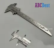 Dental Sliding Gauge Orthodontic Ruler Vernier Caliper Lab Scale Measuring Tool