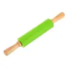 7.5 Inch Silicone Rolling Pin, Small Dough Roller, Green