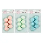 120Pk Mini Cupcake Patty Pans Muffin Cases Cake Boards Liners Boxes Baking Cups