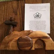 Qiwieod Easter Decoration Empty Grave Easter Nativity Scene, Easter Decoration Jesus Nativity Scene Statues Set, Expandable Removable Wooden Statue Set, Jesus Nativity Scene Decorations, Wooden Easter
