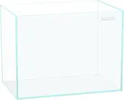 2.5 Gallon Rimless Aquarium Tank, Ultra Clear Low Iron Nano Fish Tank for Betta Shrimp, L11.8×W5.5×H9.8 Glass Thickness 5mm with EVA Foam Leveling Mat