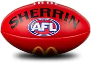 Sherrin Official AFL Replica Game Football Leather McDonalds Full Size 5
