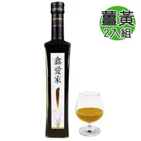 在飛比找PChome24h購物優惠-鑫愛家 100%純釀天然薑黃酵液2入組(500ml/瓶)