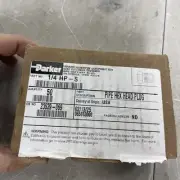 PARKER 1/4 HP-S Pipe Hex Head Plug,Steel,1/4" Pipe Size. Box Of 50
