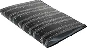 HAMPPLIES Stylish Music Sheet Holder 40 Pockets Plastic A4 Compatible Organize Documents Files Durable Folder