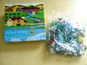 MEGA Puzzles Covered Bridge 1000 Piece Jigsaw Puzzle Heronim Art New Open Box