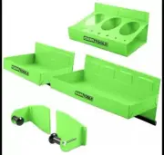 OEM Tools 4 Piece Magnetic Tool Tray & Organizer Set Green 24647 New in Box
