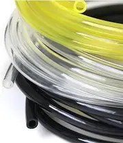 1/5M Fuel Gas Hose String Tube Petrol Pipe Fit for Hoses Chainsaw Blower Line Tool 2x3.5/2.5x5/3x5/3x6/4x6/5x8/6x8/7x10mm(Black,1 Meter_ID 5MM X OD 8MM)