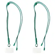 2x Urban Products Nylon Pop Universal Mobile Phone Cord/Sling Adjustable Teal