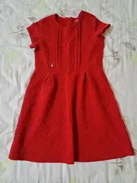 在飛比找Yahoo!奇摩拍賣優惠-Hush Puppies kids 大紅色禮服洋裝 尺寸16