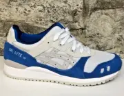 Asics Gel Lyte III 3 OG "White Oyster Grey" Blue Mens 1201A482-101 New In Box