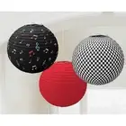 Amscan 50s Classic Paper Lantern (Pack of 3) (SG25527)