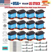 12x 35KG Digital Servo Full Metal Gear High Torque Waterproof with 25T Servo Arm